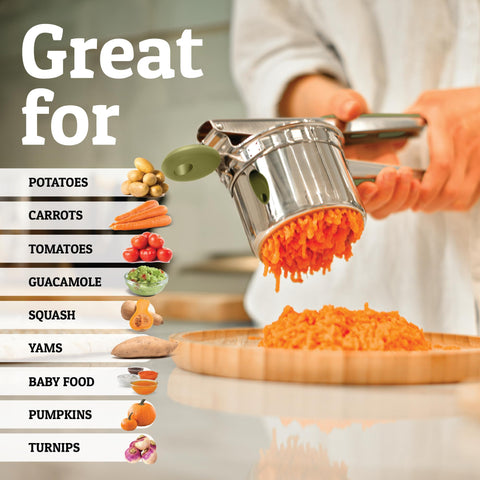 PriorityChef Ricer genera puré estable y cremoso.