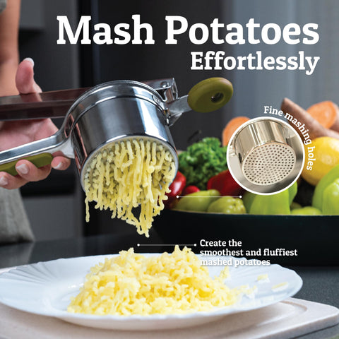 Ricer PriorityChef con tres discos para texturas variadas.