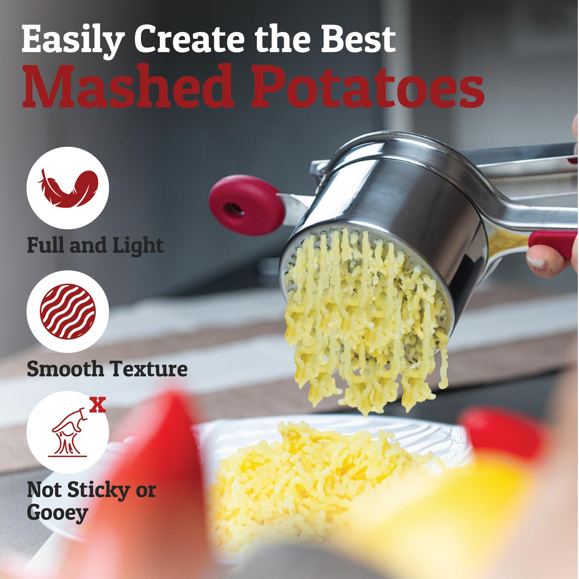 PriorityChef uso-diario-papas-aguacates: ideal para puré de papas, aguacates y más.
