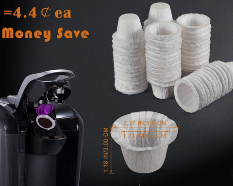 Paquete de 200 filtros blancos Pro Mael para Keurig