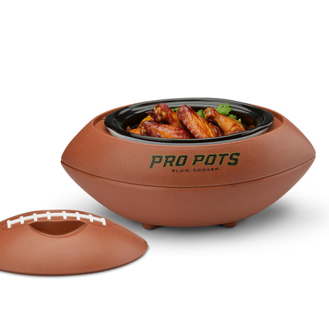 PRO POTS cocedor lento ovalado de 1,5 cuartos para aperitivos calientes durante el juego
