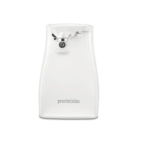 Proctor Silex abre latas eléctricamente con afilador integrado para cuchillos.