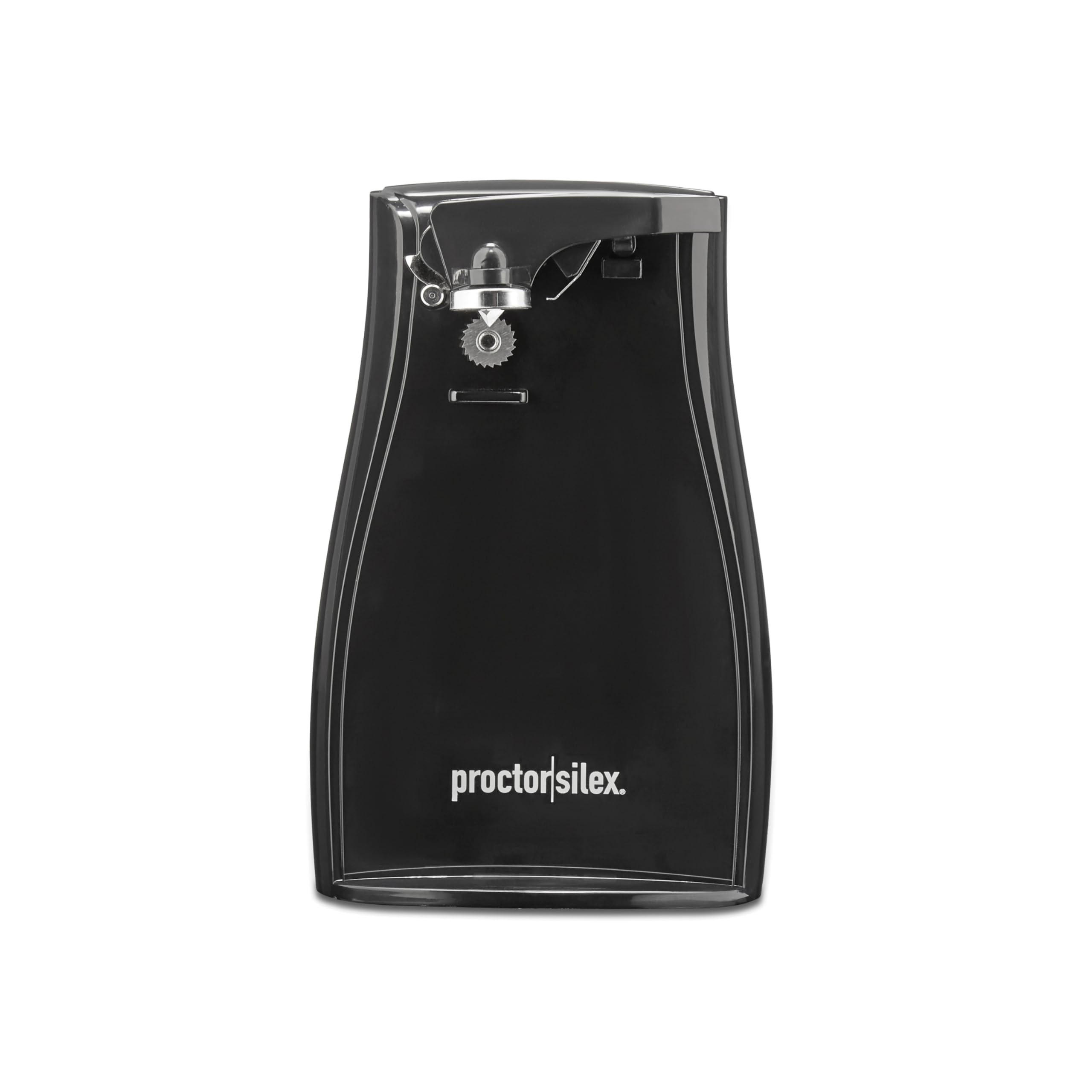 Proctor Silex abridor-latas-eléctrico negro facilita abrir latas altas con rapidez