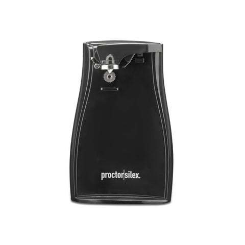 Proctor Silex abridor-latas-eléctrico negro facilita abrir latas altas con rapidez