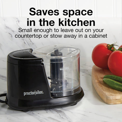 Emulsiona salsas con facilidad usando la Proctor Silex 1,5 cup.