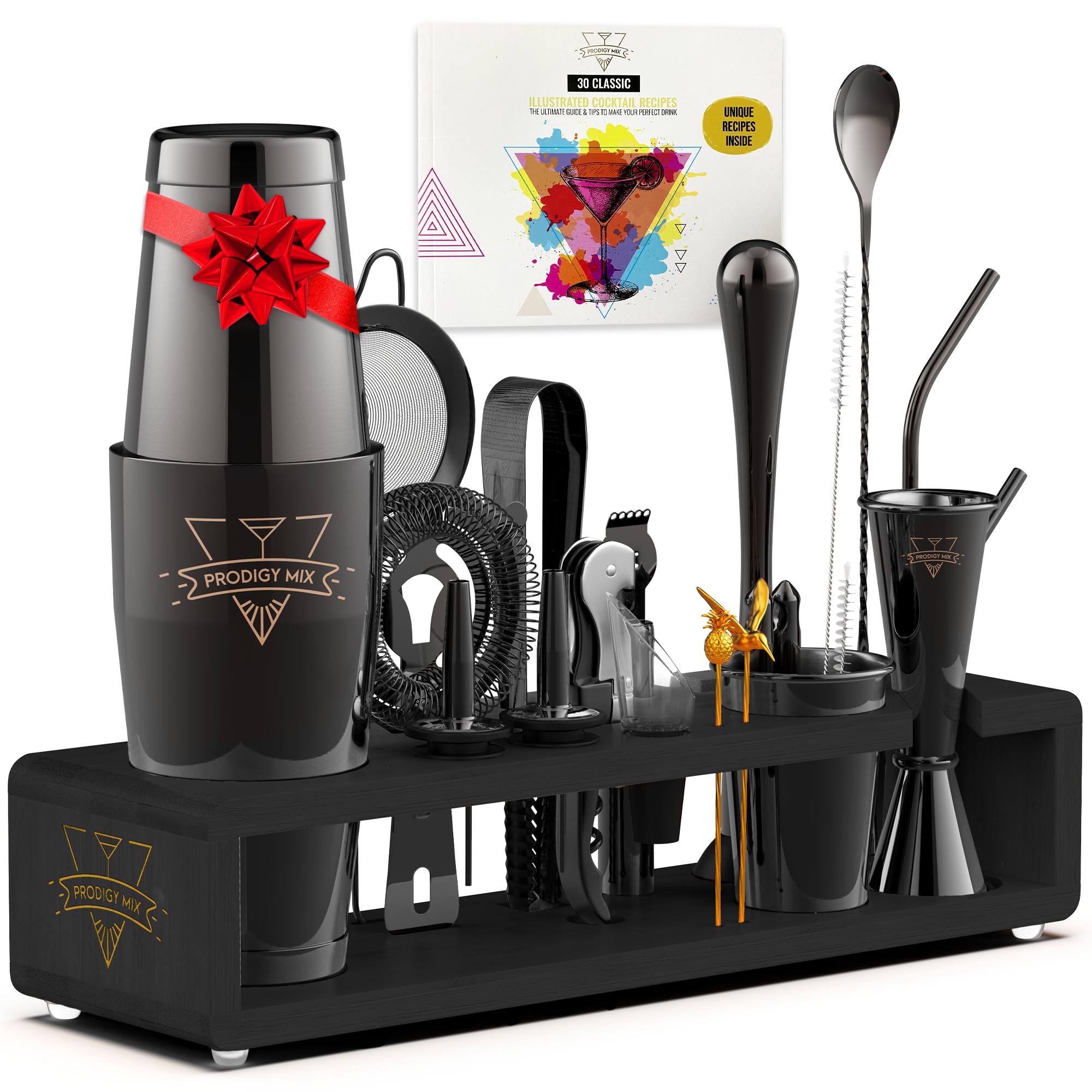 Prodigy Mix Elite kit bartender soporte organiza la mesa para cócteles