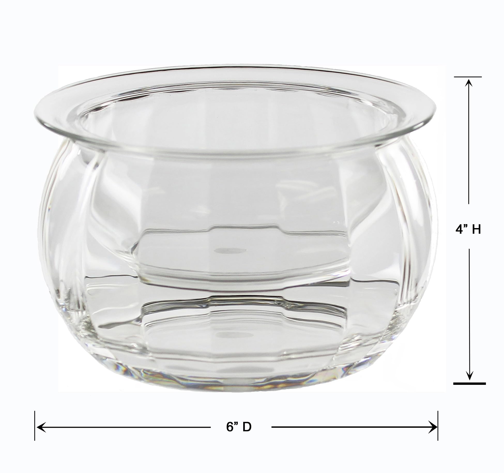 Prodyne diseño elegante para mesa en tazón acrílico.