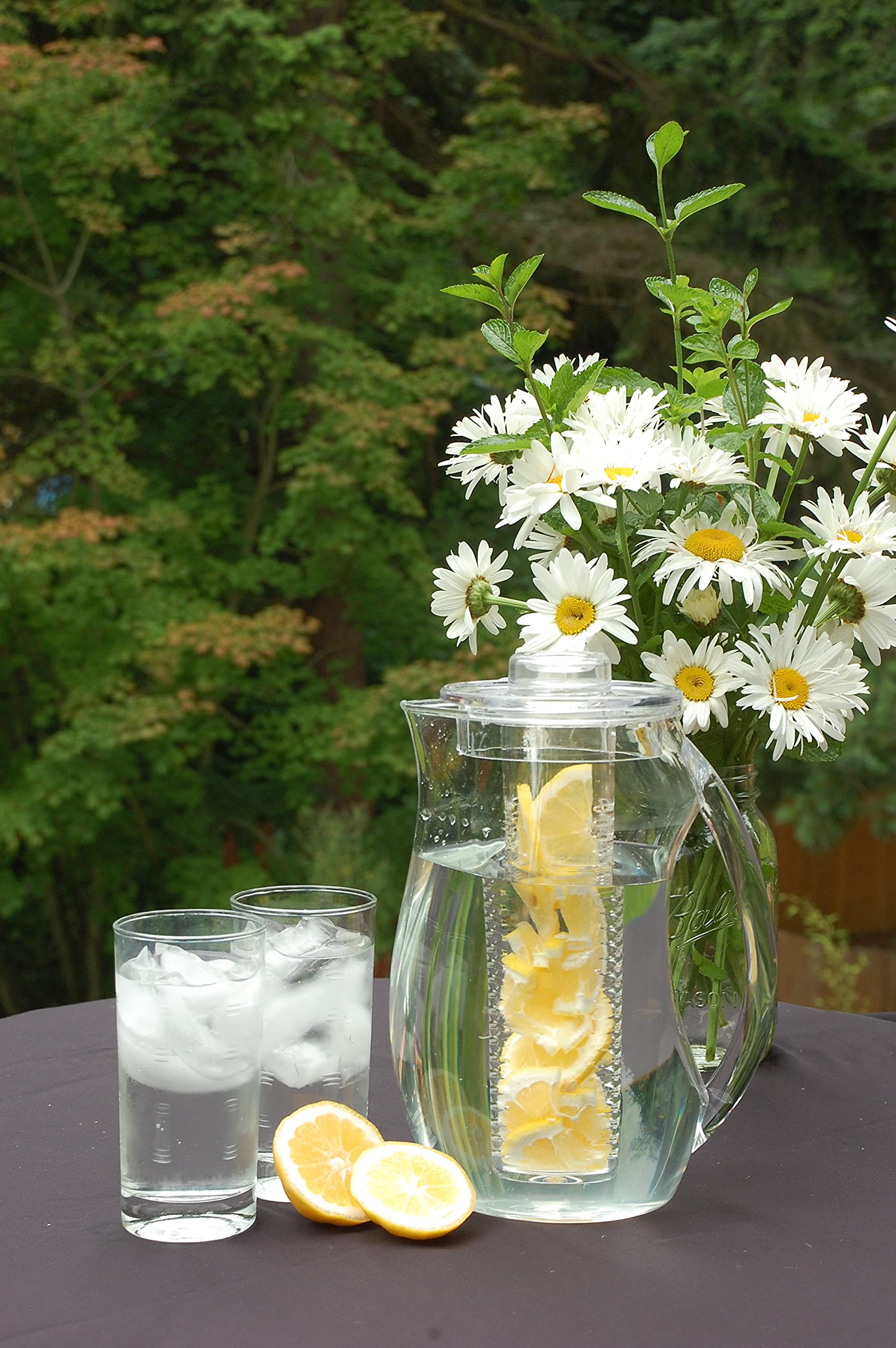 Prodyne Presentación en Mesa: jarra elegante para bebidas infusionadas