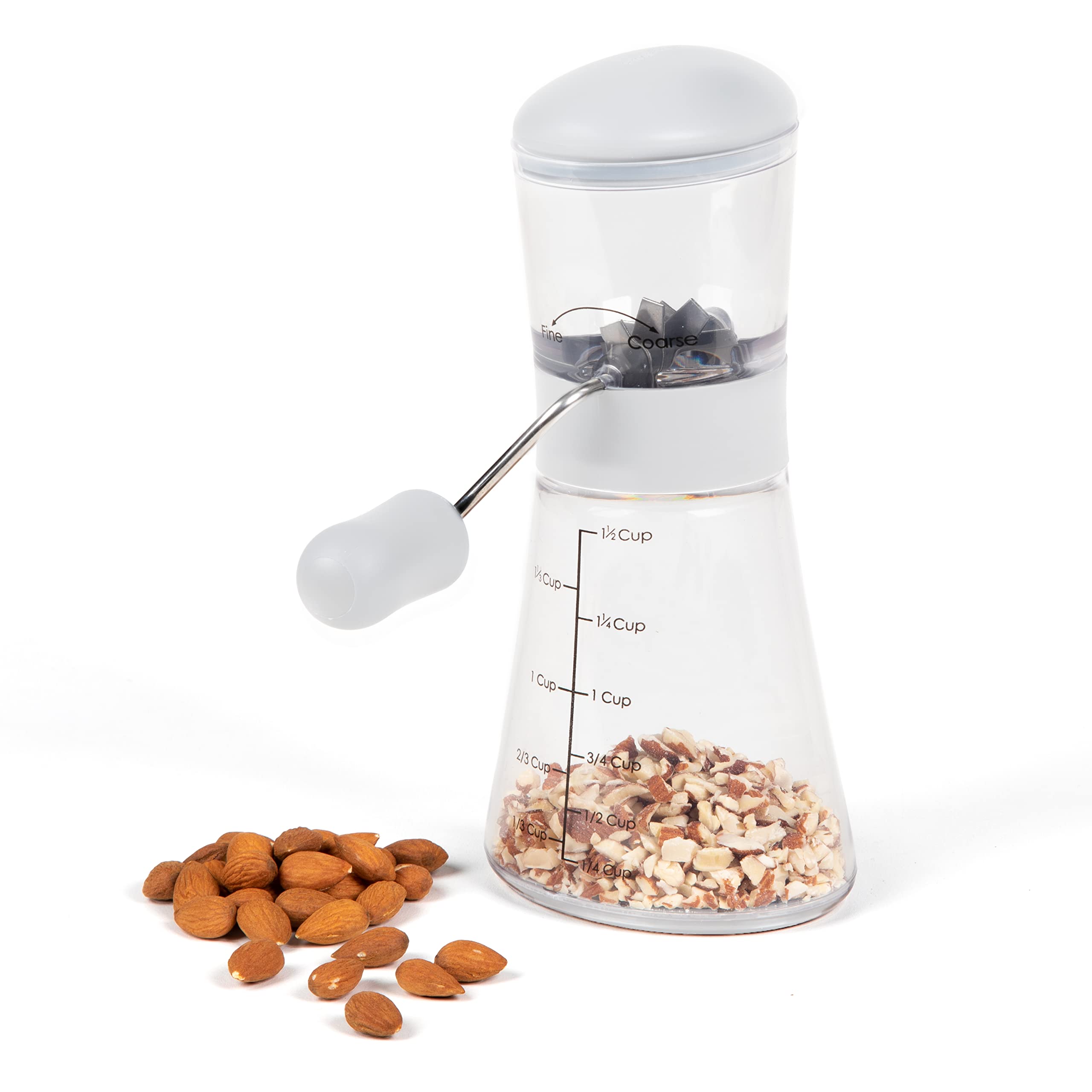 Progressive picadora de nueces: base antideslizante para uso estable.