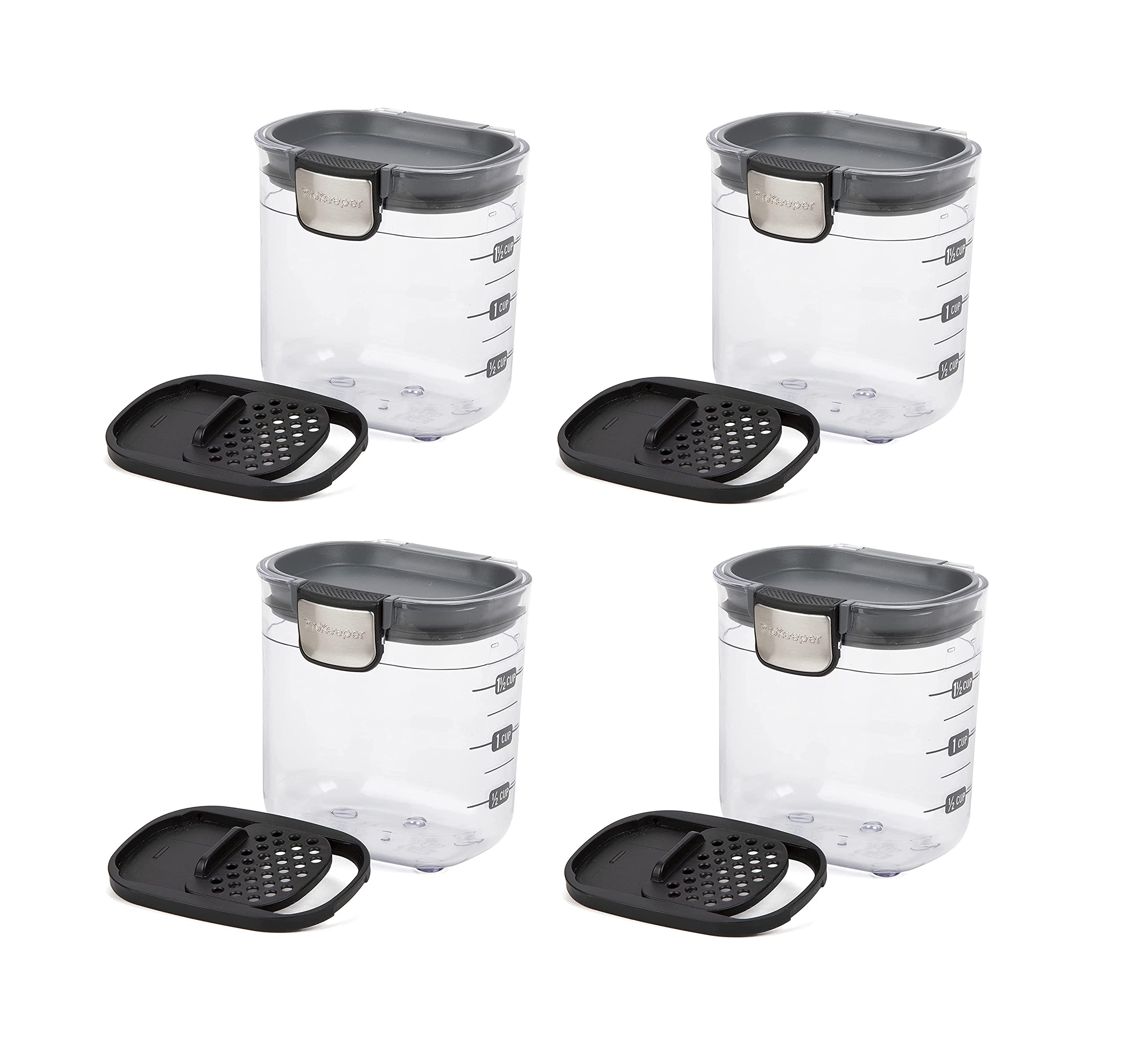 Progressive PKS-401 Mini ProKeeper con sello de silicona para almacenar especias herméticamente