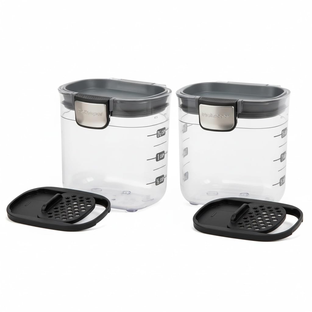 Progressive PKS401 Mini ProKeeper con sello de silicona, mantiene frescas las especias.