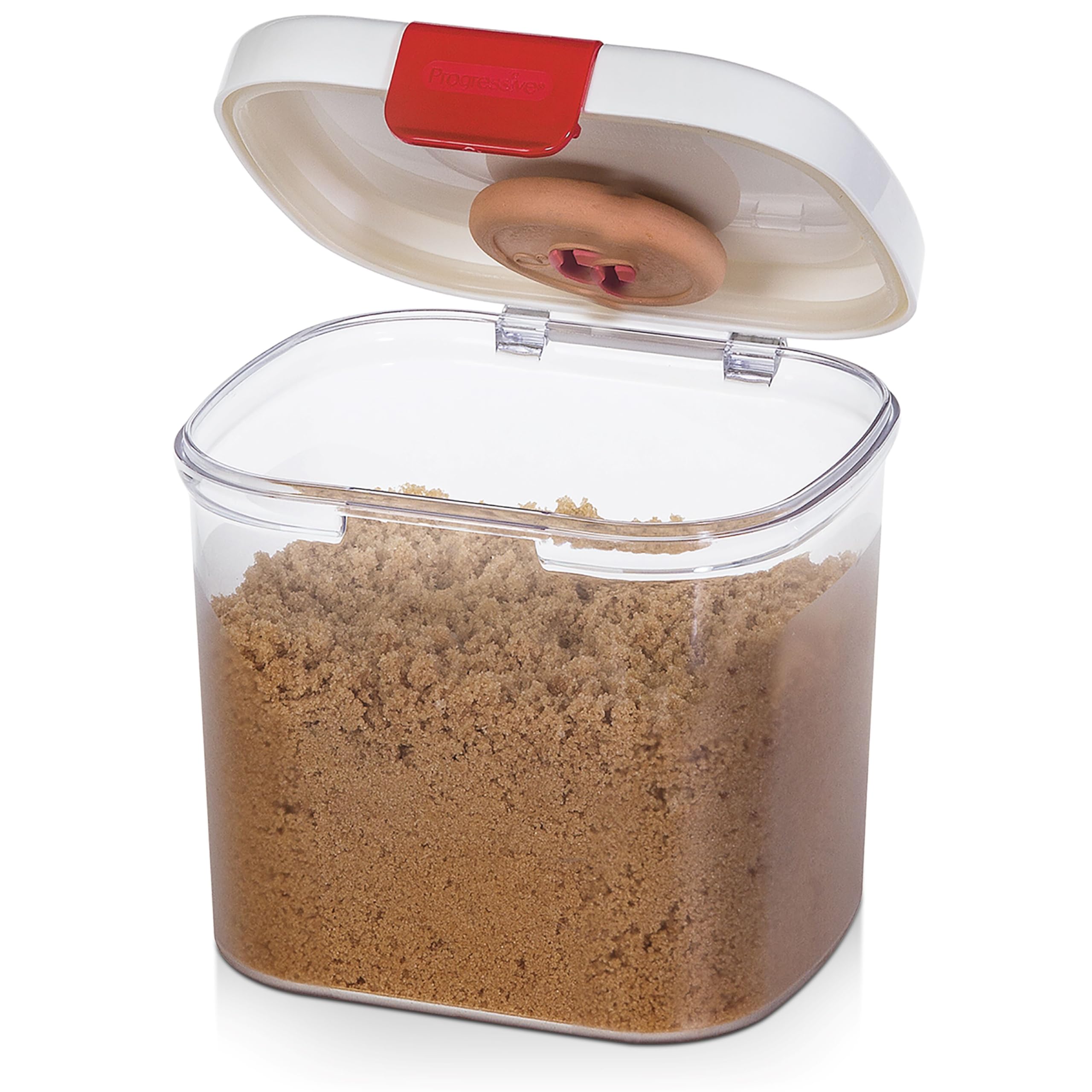 Progressive PrepSolutions: contenedor para azúcar moreno con tapa que mantiene la frescura