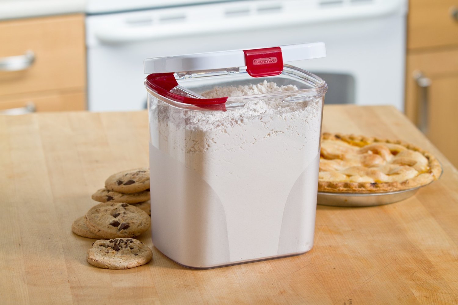 Progressive PrepSolutions Flour Keeper: capacidad de 5 lb para harina o azúcar.