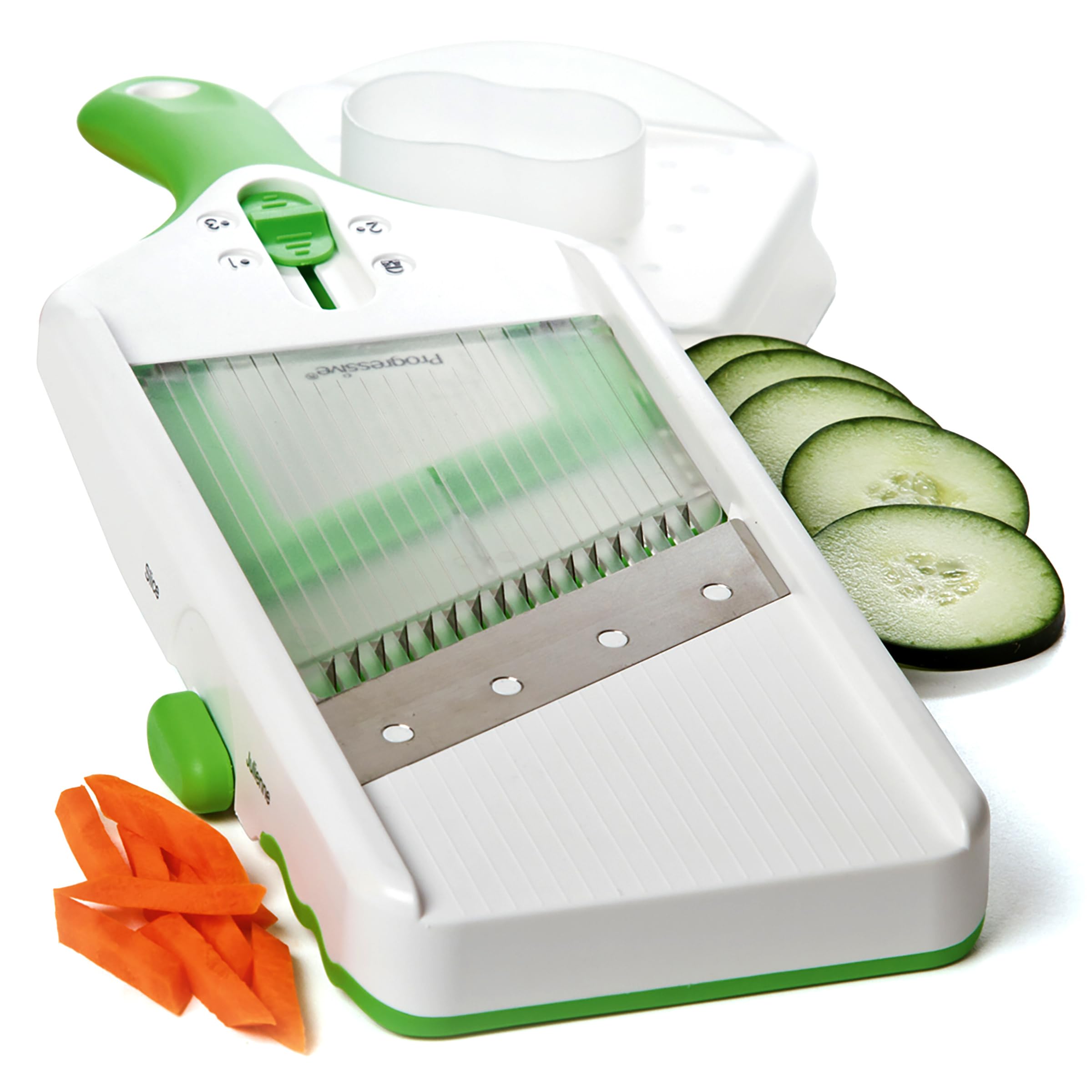 PrepSolutions Adjust-A-Slice con foco en el ajuste de corte para rebanar de forma uniforme