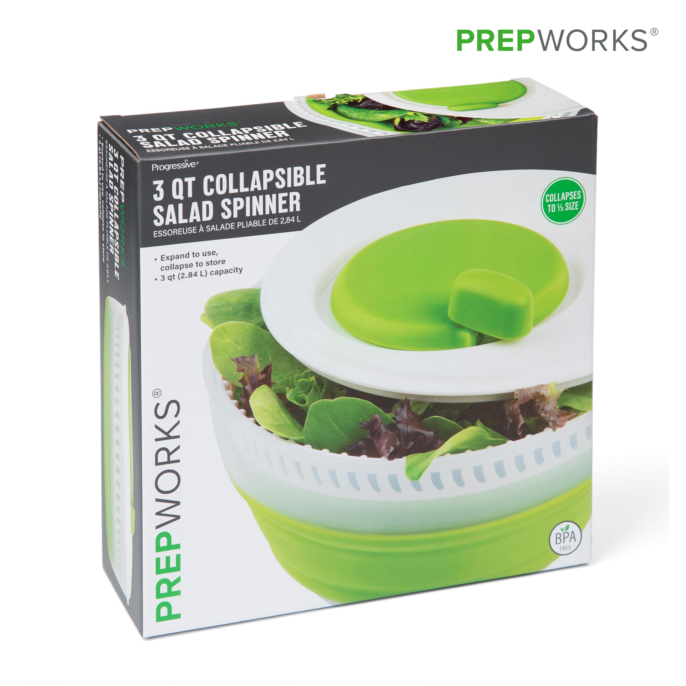 PrepWorks apto para lavavajillas: limpieza fácil para uso diario.