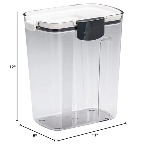 Progressive ProKeeper Azúcar en polvo 1.4 qt; pala y tolva para espolvorear con precisión.