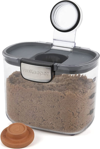 Progressive ProKeeper, disco de terracota humectante, mantiene azúcar moreno suave y manejable.