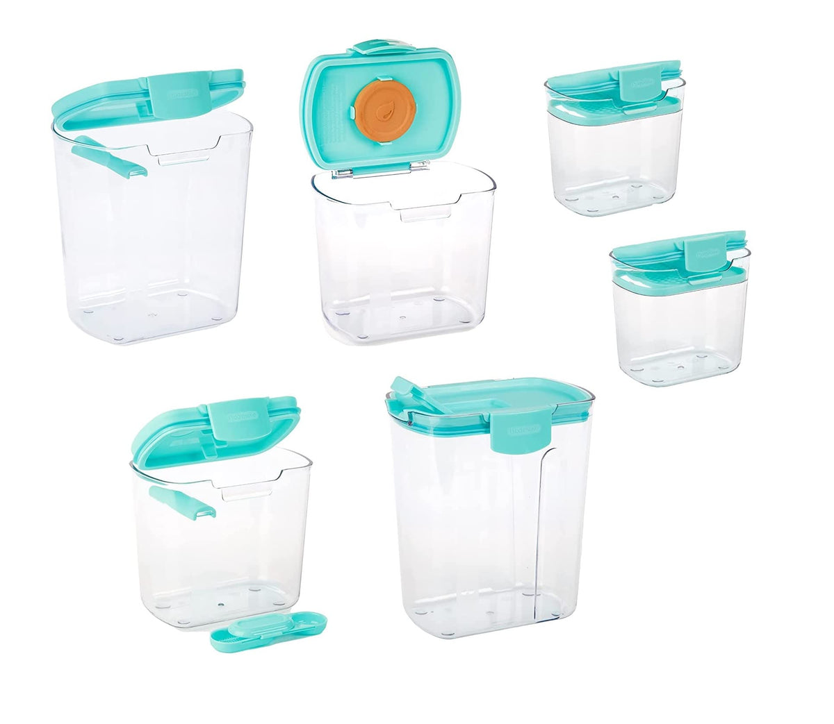 Progressive ProKeeper harina 4 cuartos, mantiene la harina fresca y organizada para hornear.