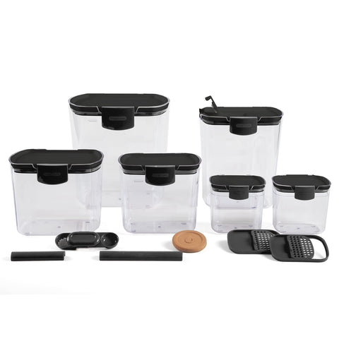 Progressive ProKeeper harina 4 Qt: conservación de harina fresca con mediciones