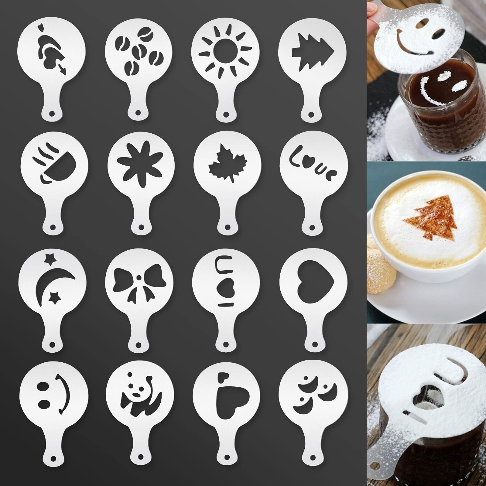 PROKITCHEN plantillas decorativas para café 16: opciones de diseño