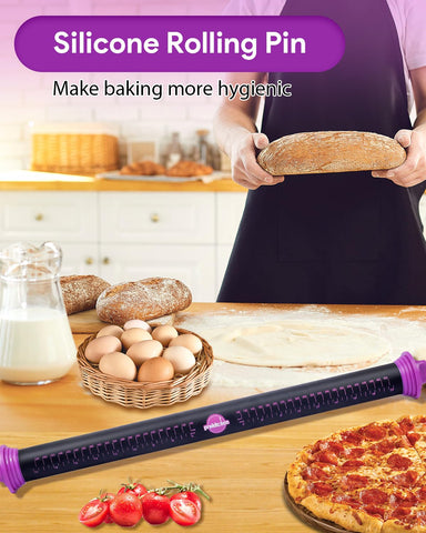 PROKITCHEN rodillo de silicona fácil de limpiar y mantener higiene en cocina.