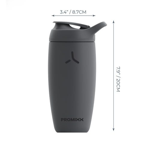 Promixx Pursuit: capacidad de 550 ml perfecta para batidos y bebidas.