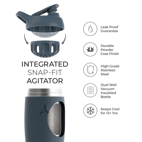 Promixx Pursuit: cierre hermético y asa integrada para llevarla con facilidad.