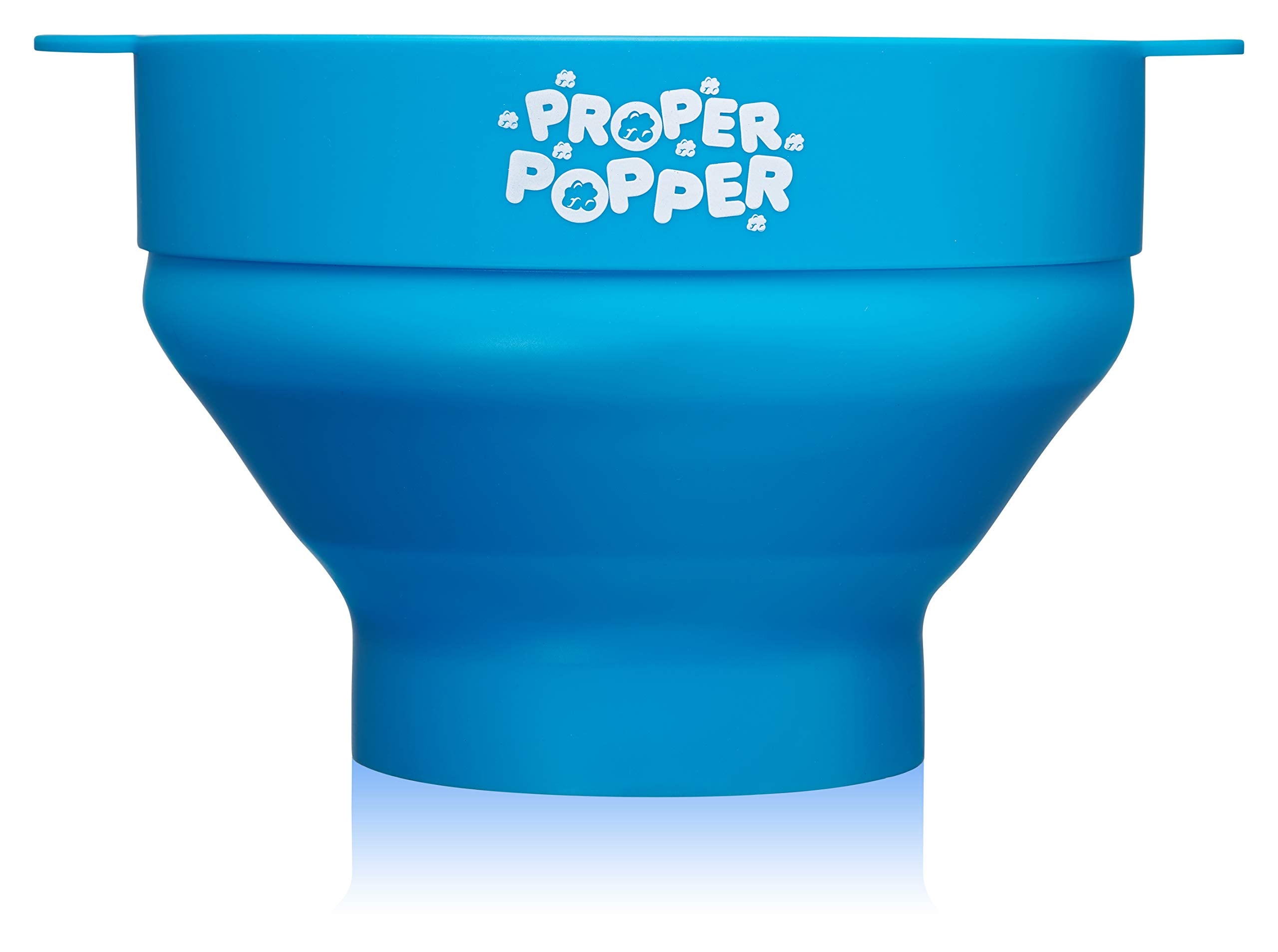 PROPER POPPER, tapa que evita salpicaduras durante la cocción de palomitas.