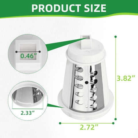 PROSOCOOL cono rallador para Presto 02910-02980; ideal para parmesano y cheddar