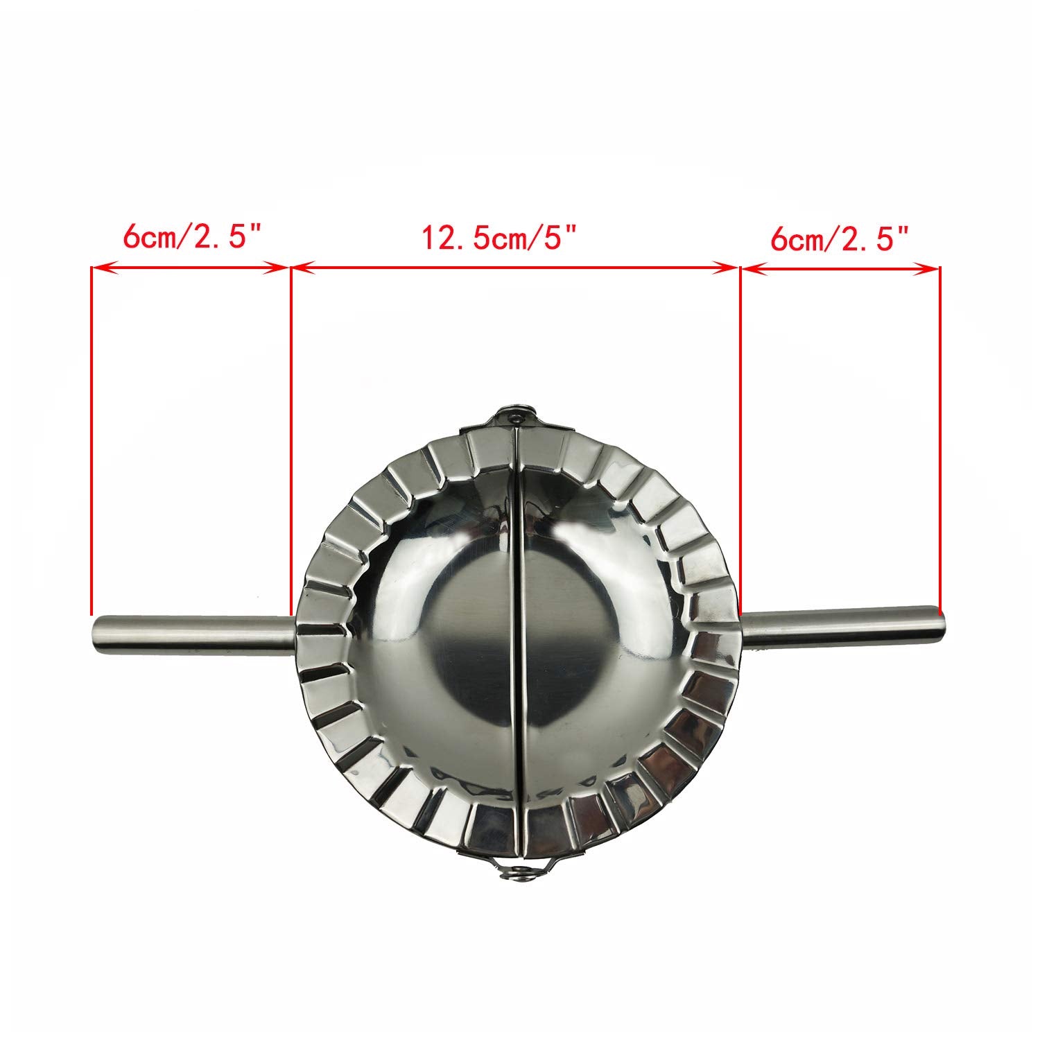 Proshopping molde empanadas XL, forma piezas consistentes para rellenos.
