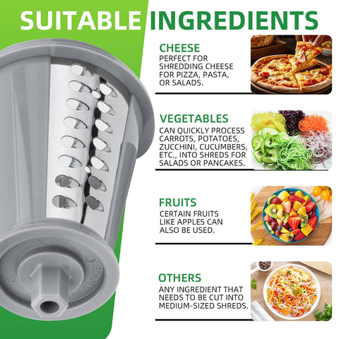 PROSOCOOL cono rallador para toppings de pizzas y ensaladas, mejora la consistencia de porciones.