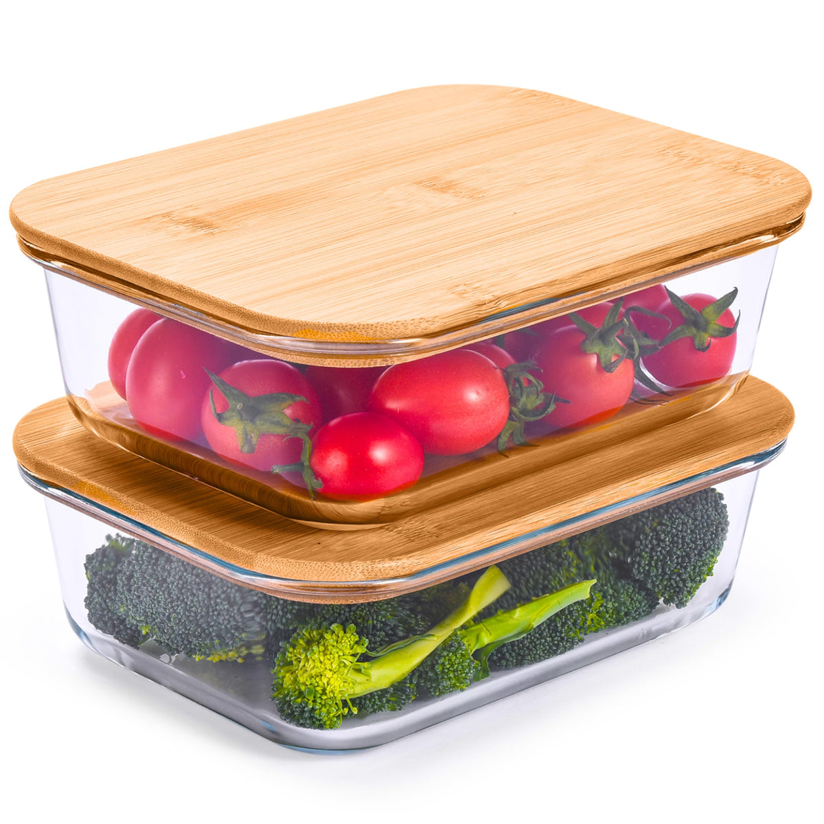 Prosumer's Choice contenedores de vidrio para dos porciones, ideales para comidas