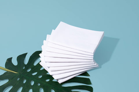 Proyectos DIY con toallas de algodón Organic Cotton Mart, base ideal para manualidades.