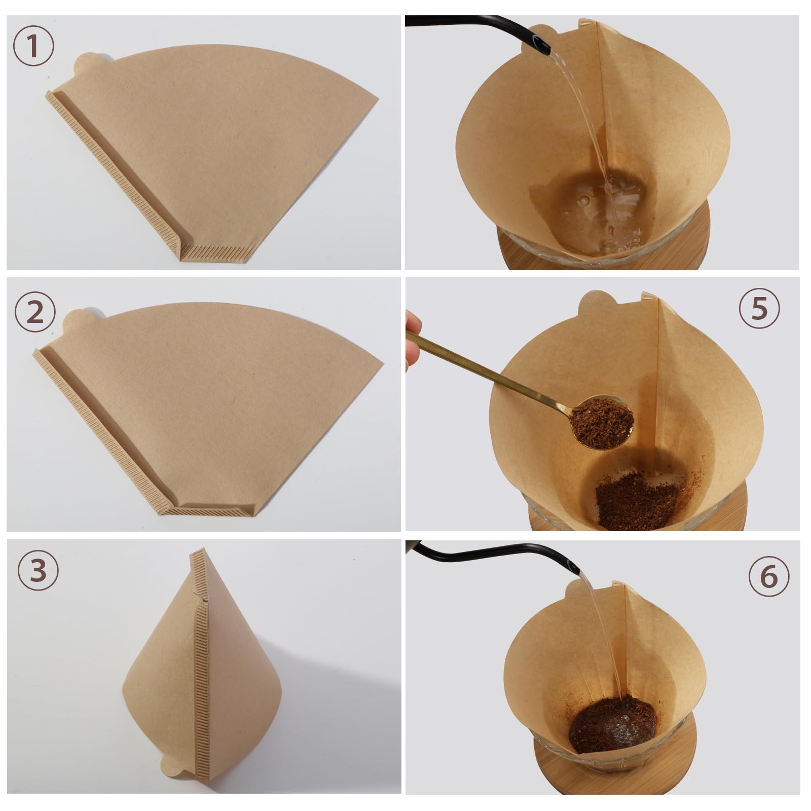Prudiut filtros cono Nº4 para 8-12 tazas, ideal para desayunos o reuniones.