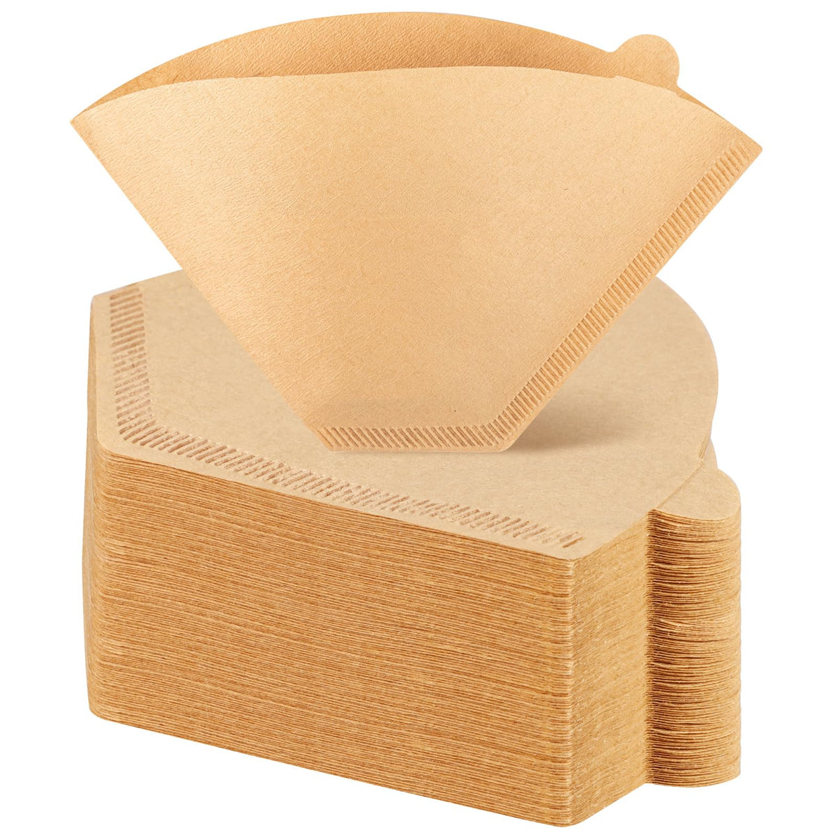 Filtros Prudiut No 4 para cono, 8-12 tazas, filtración consistente para café suave