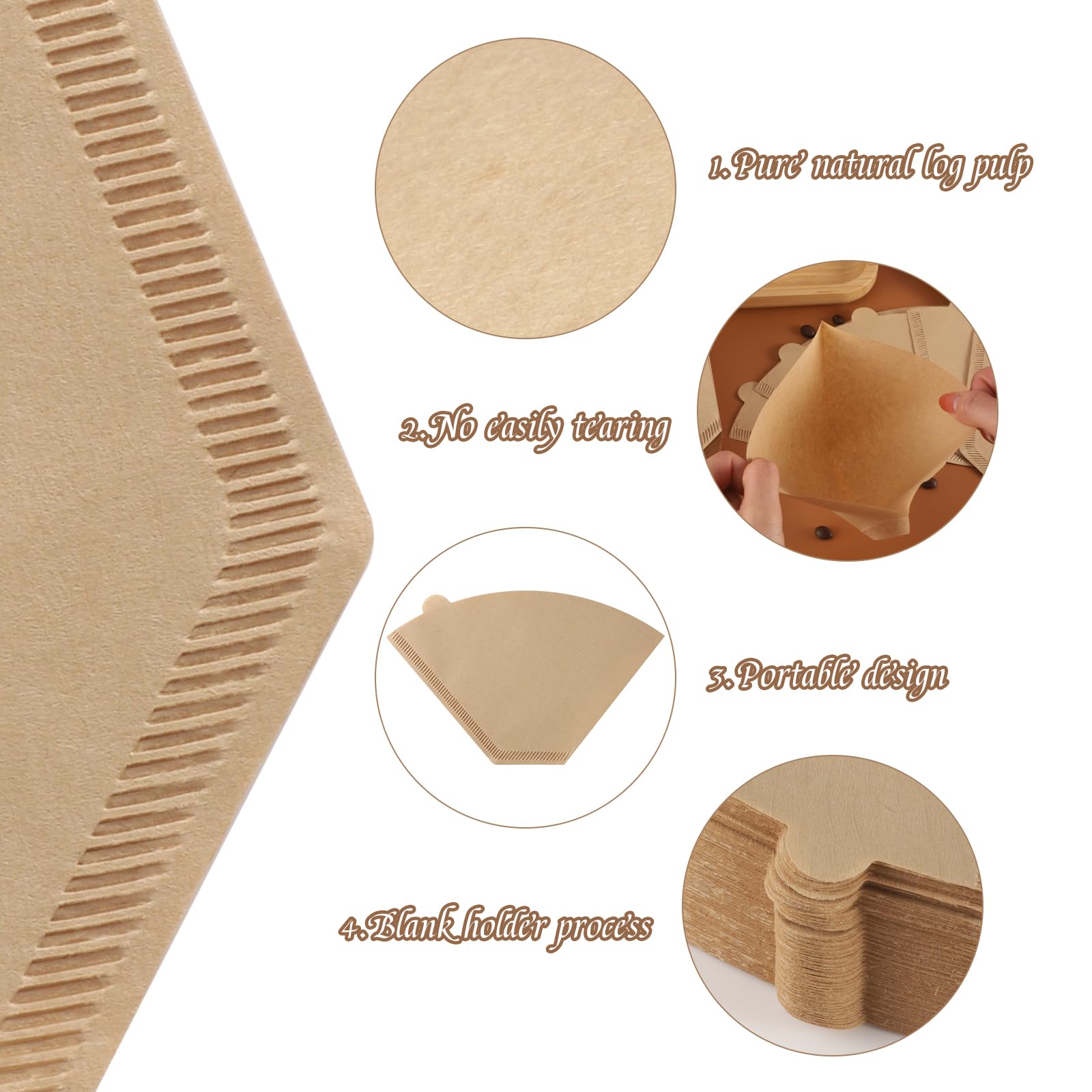 Filtro desechable Prudiut para café, uso diario en goteo