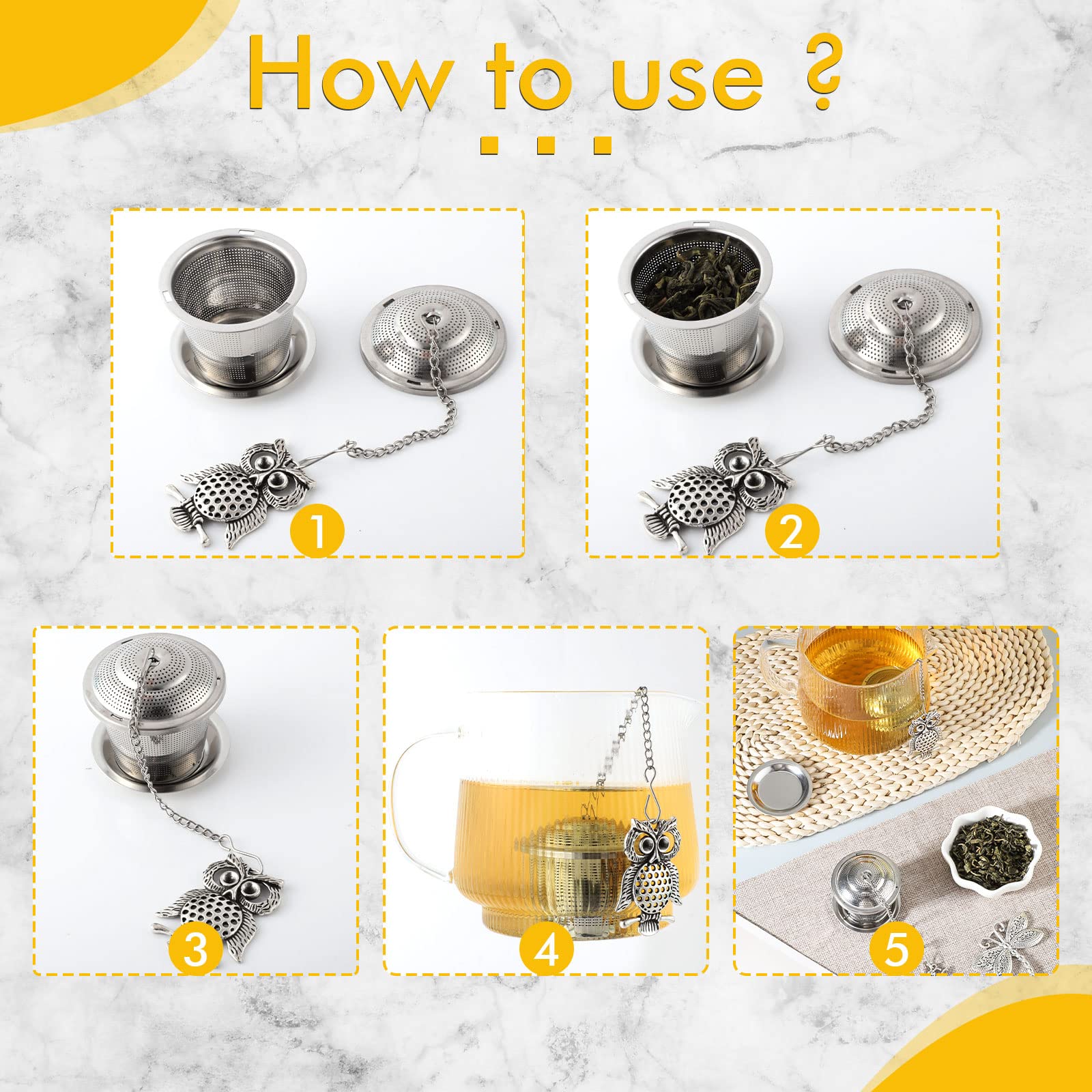Prudiut infusor colgante figura añade diversión al té