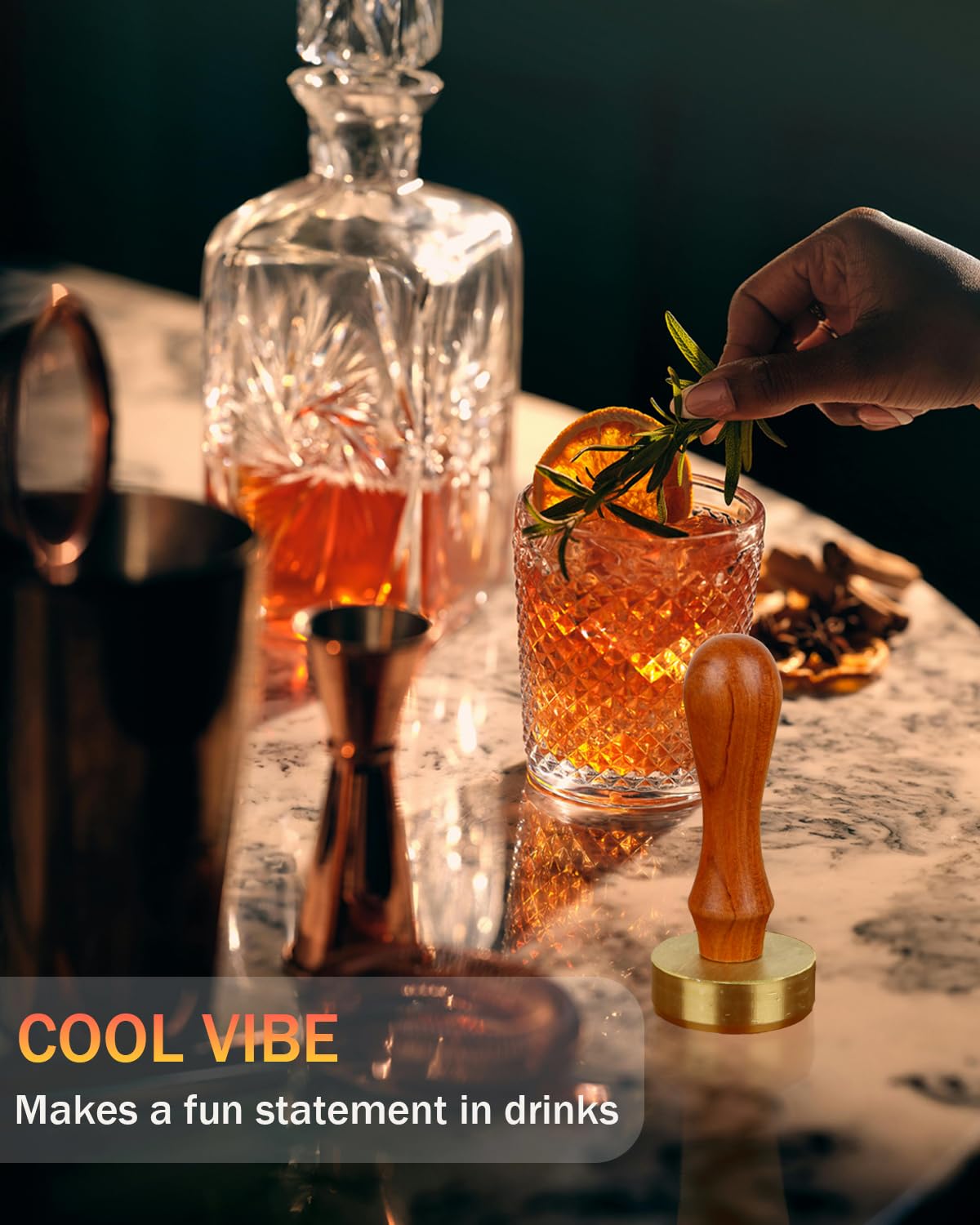 Acabado elegante del sello PrudoPex para eventos en bar o casa
