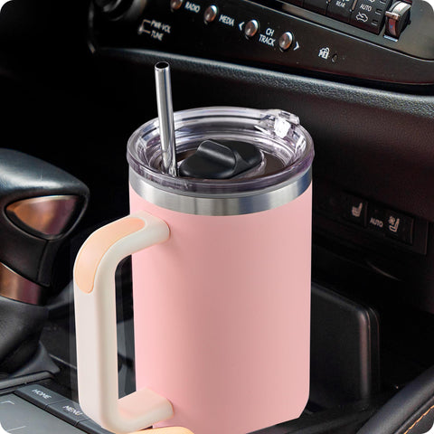 Prurex tapa con anilla para personalización de Stanley Quencher 40 oz, añade estilo.