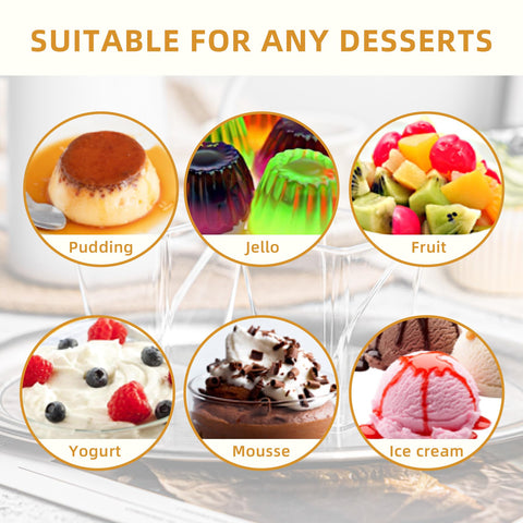 Uso en eventos Pryntono para servir postres con estilo