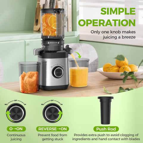 PSIIDAN licuadora con motor de 100W para extraer más jugo