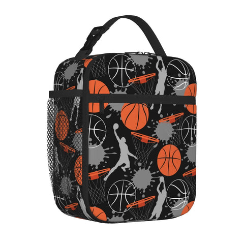 PTPLMM bolsa de almuerzo para baloncesto, perfecta para niñas y meriendas.