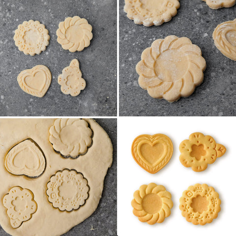 PTSGCAI cortadores para galletas fáciles de limpiar tras hornear