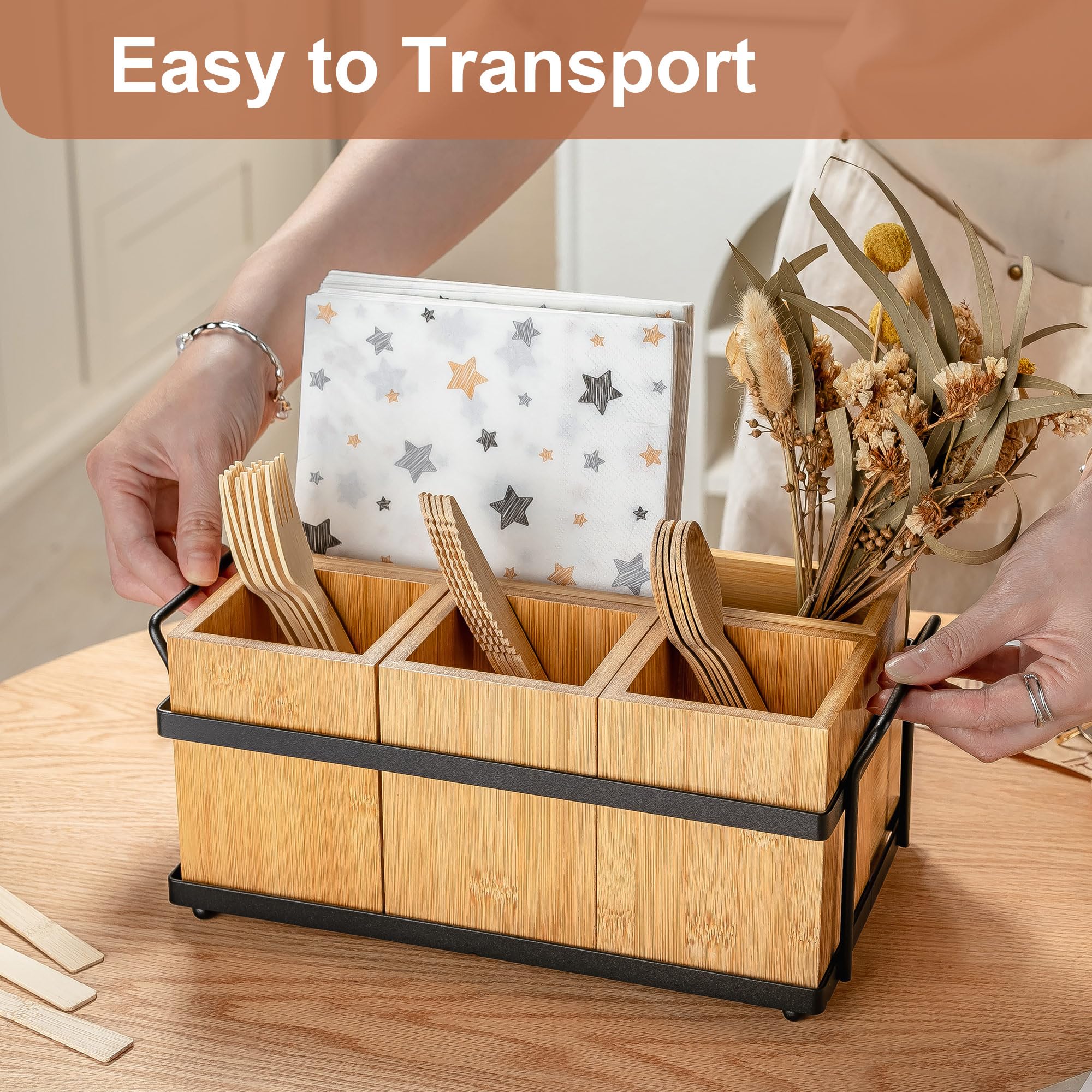 PTSTING organizador para placas de papel y servilletas en la mesa