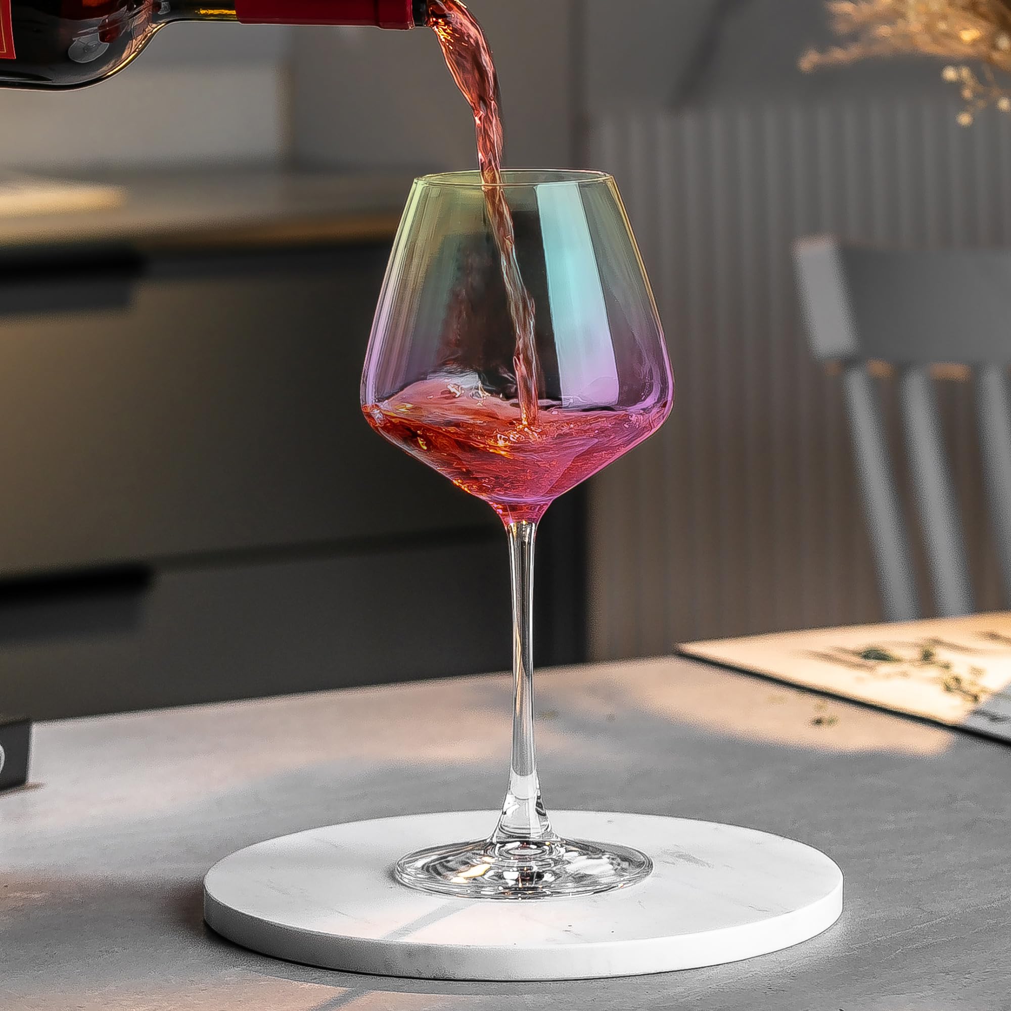 Copa PTSTING iridiscente ideal para bodas y celebraciones