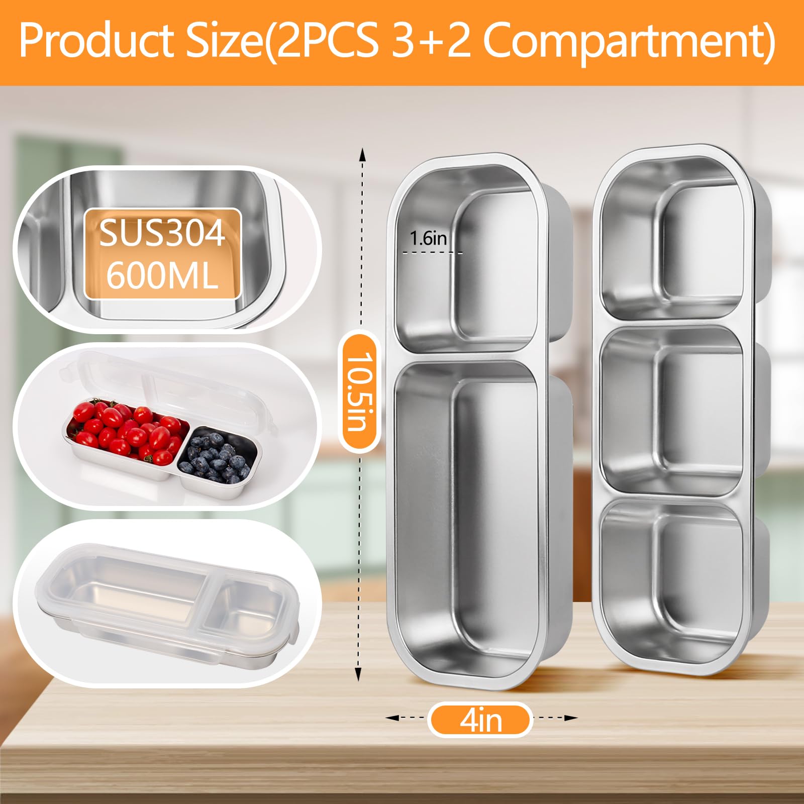 PTYTIFY tapa sellada anti derrames para snack box, transporte seguro.