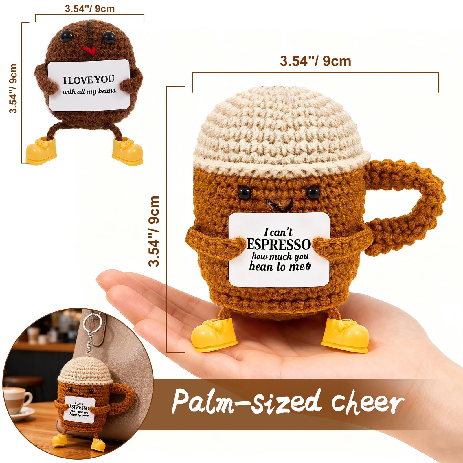 Pudthin decoracion escritorio amigurumi, embellece tu espacio de trabajo con encanto artesanal.