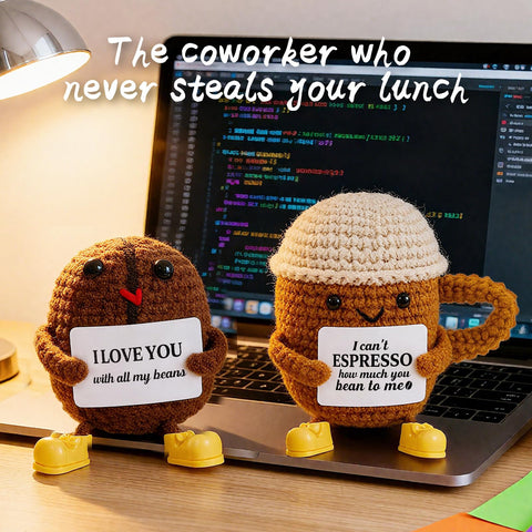 Pudthin tarjetas con chistes amigurumi, detalle de regalo con humor tierno.