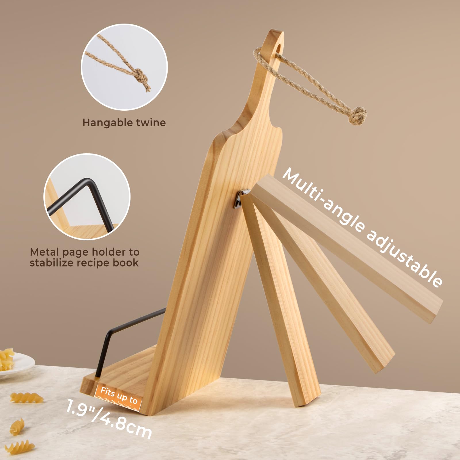 PUERSI detalle de madera pulida y acabado retro para cocina cálida