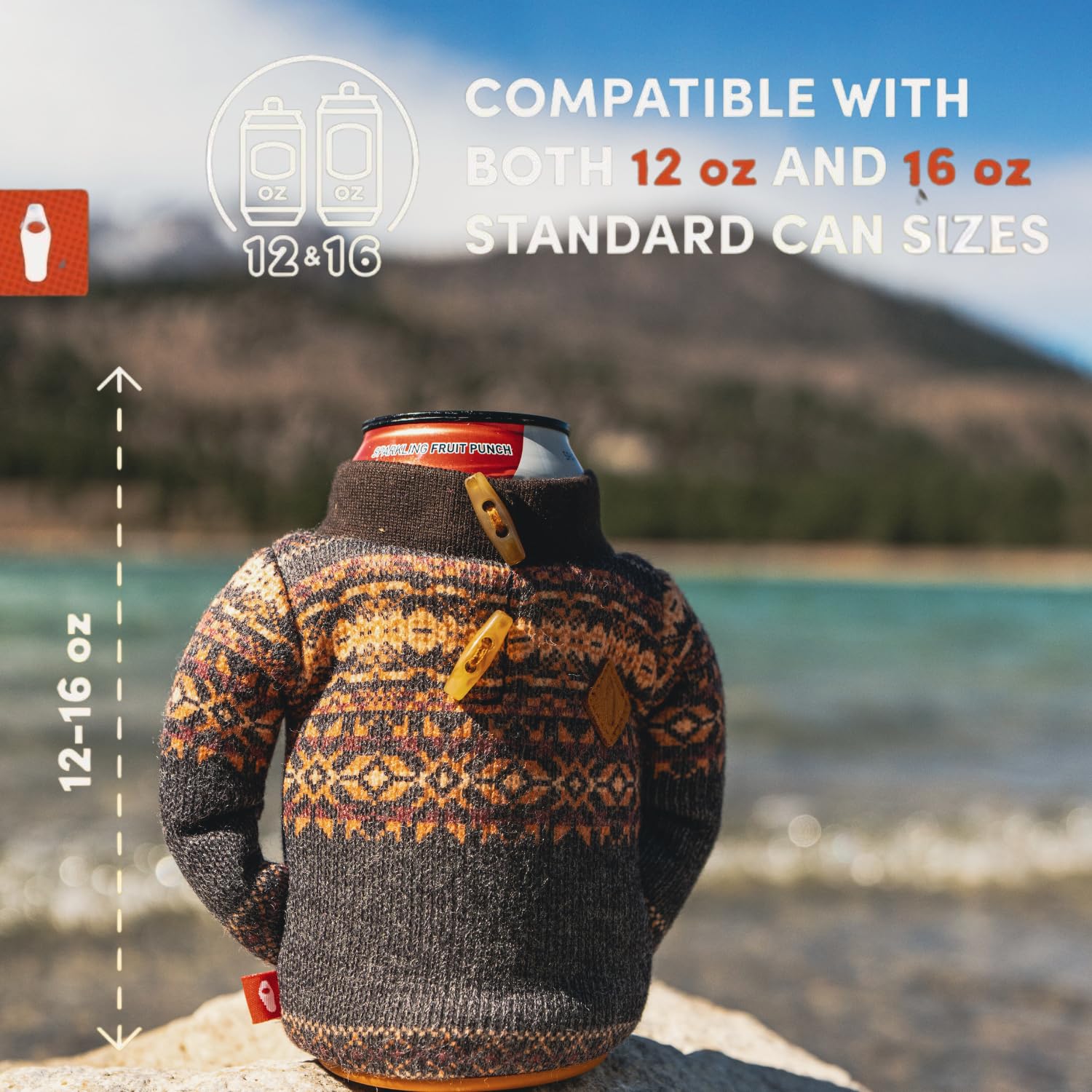 Puffin The Fjord con doble aislamiento para bebidas mantiene la temperatura.